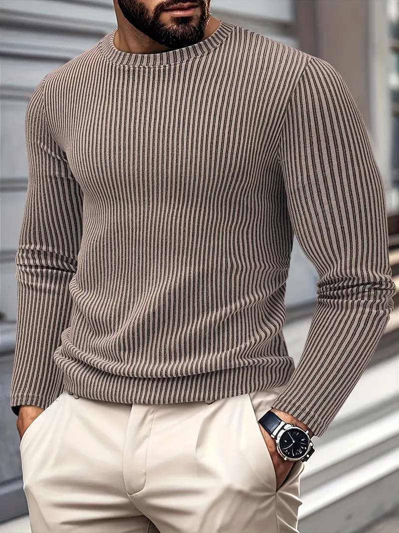 Kaufman - Maglione Casual a Maniche Lunghe Lavorato a Maglia - Image 3