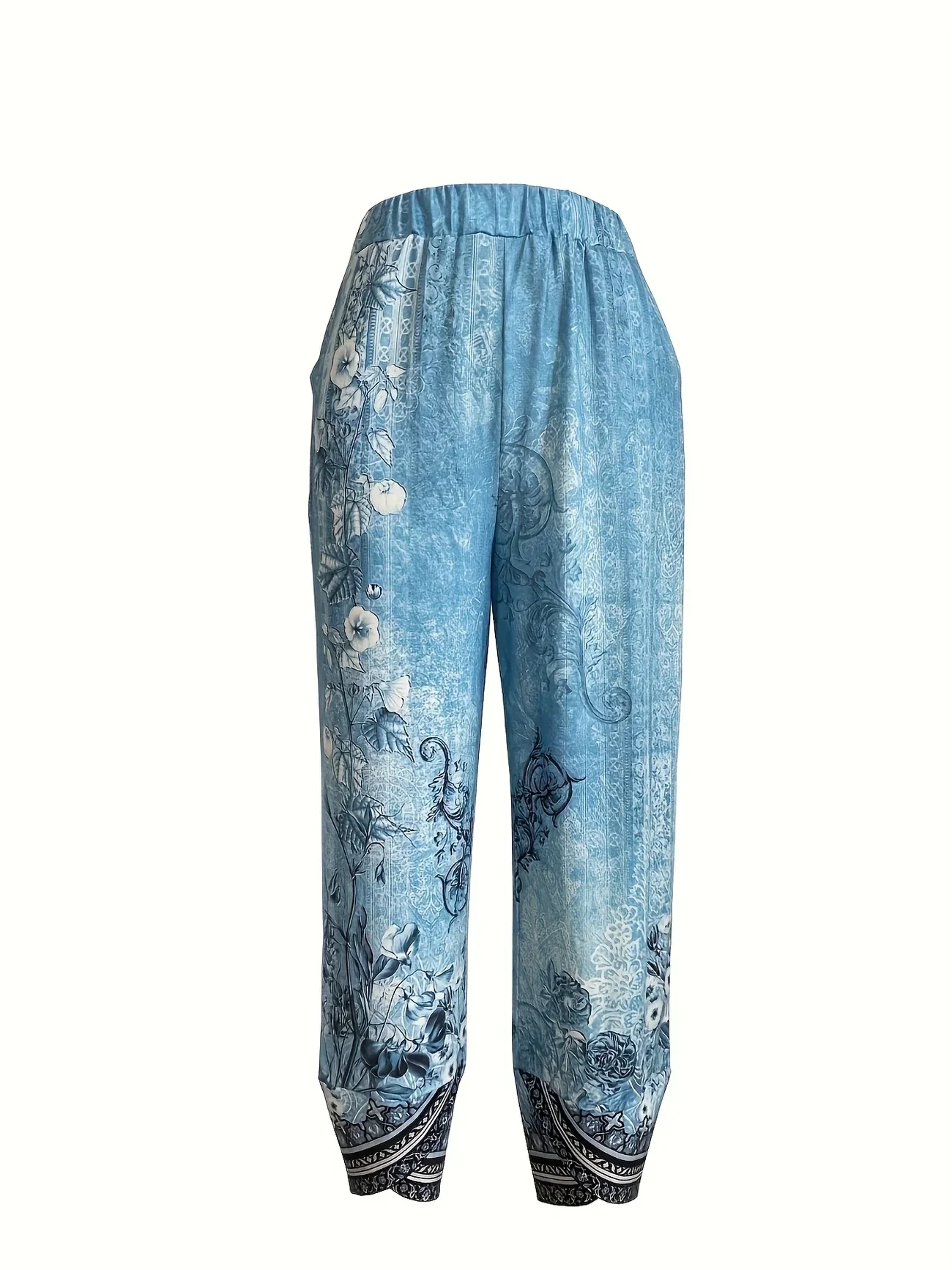 Kayden - Pantaloni Capri Floreali Vintage - Image 15