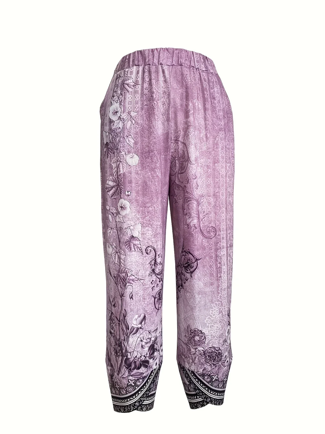 Kayden - Pantaloni Capri Floreali Vintage - Image 17