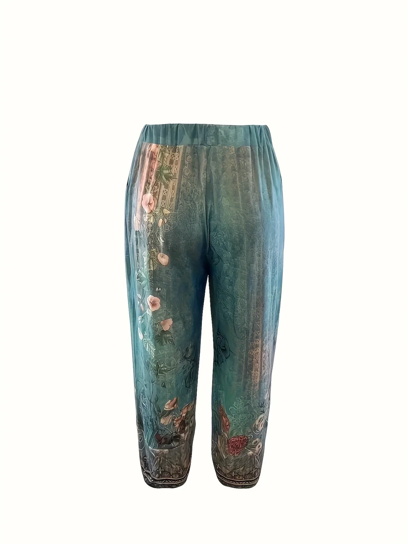 Kayden - Pantaloni Capri Floreali Vintage - Image 8