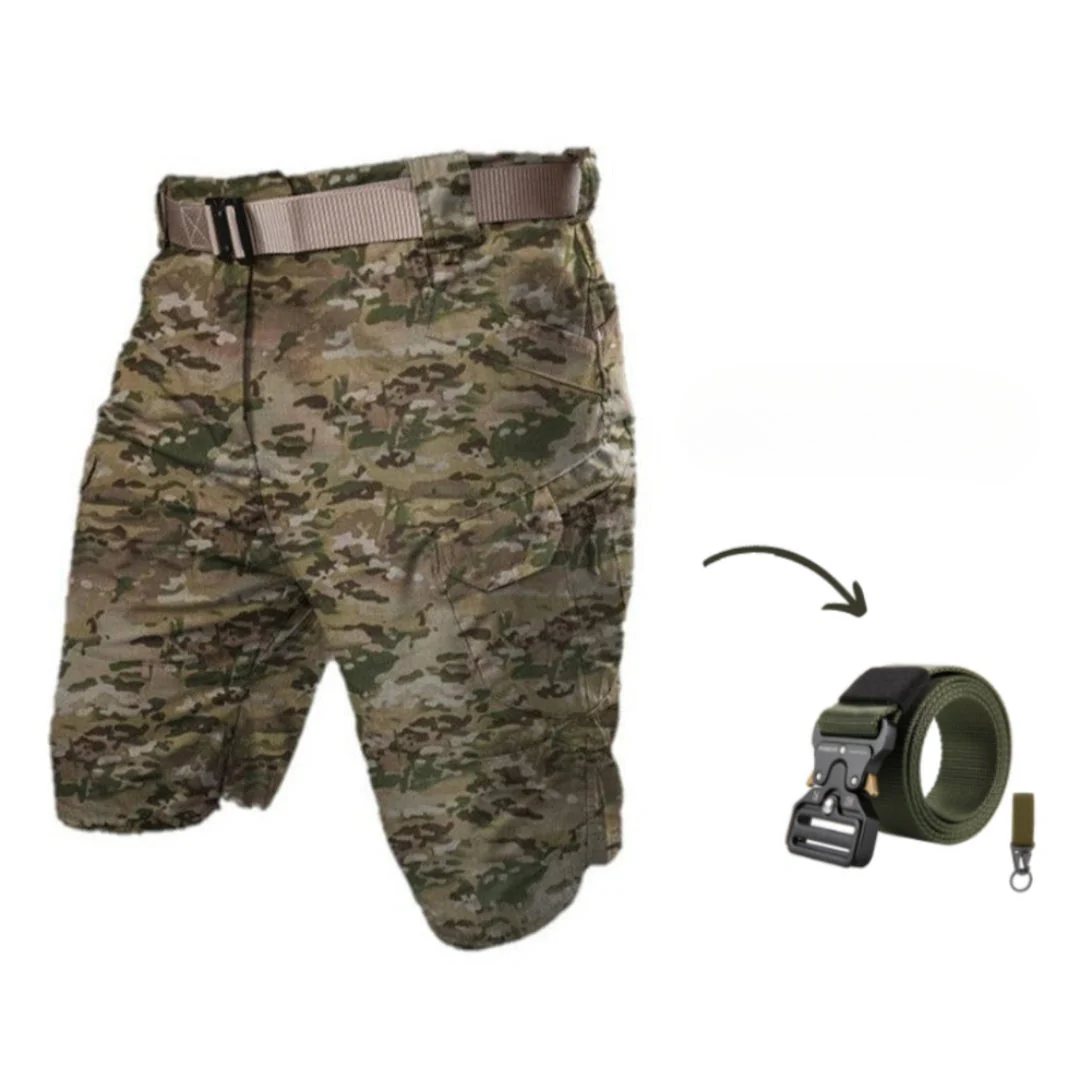 Kazuya - Pantaloncini Cargo Con 7 Tasche + Cintura Gratuita - Image 6