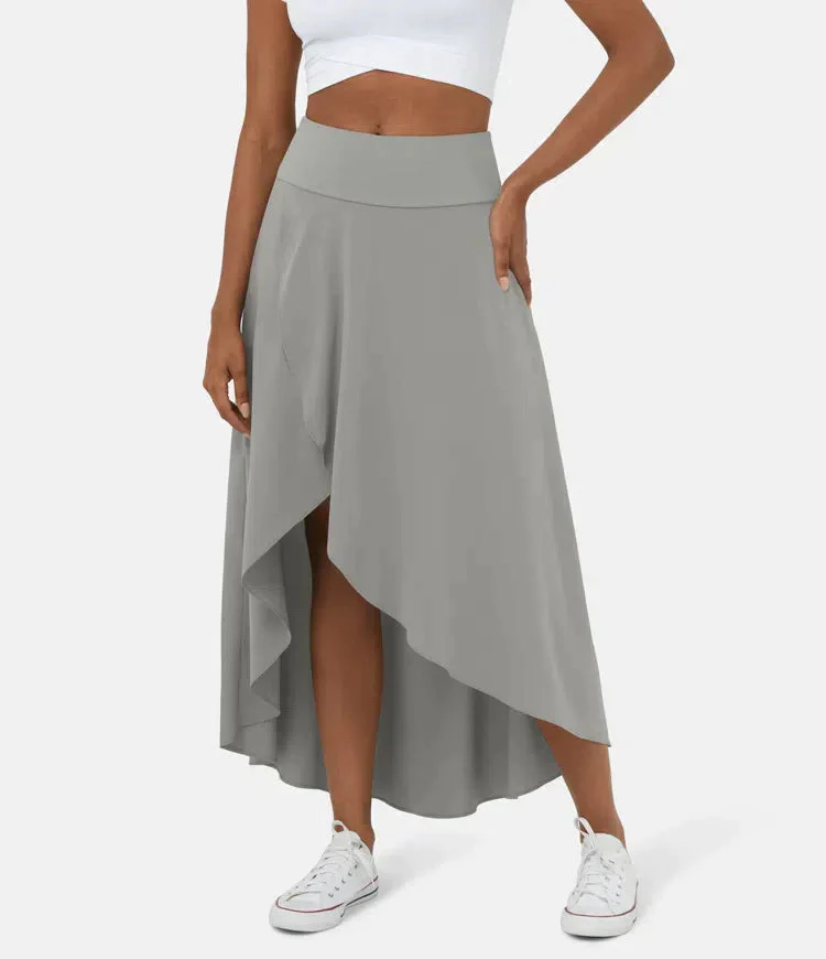 Keisha - Gonna Midi Casual Con Vita Alta E Gonna Svasata Profonda - Image 10