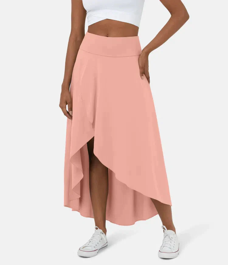 Keisha - Gonna Midi Casual Con Vita Alta E Gonna Svasata Profonda - Image 9
