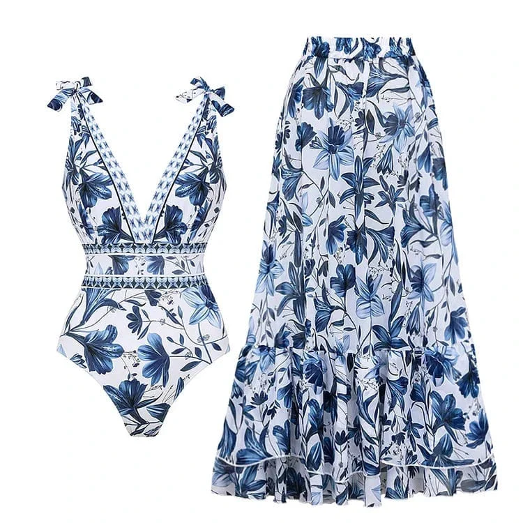 Kelda - Costume Da Bagno Elegante Ad Asciugatura Rapida Con Gonna - Image 16