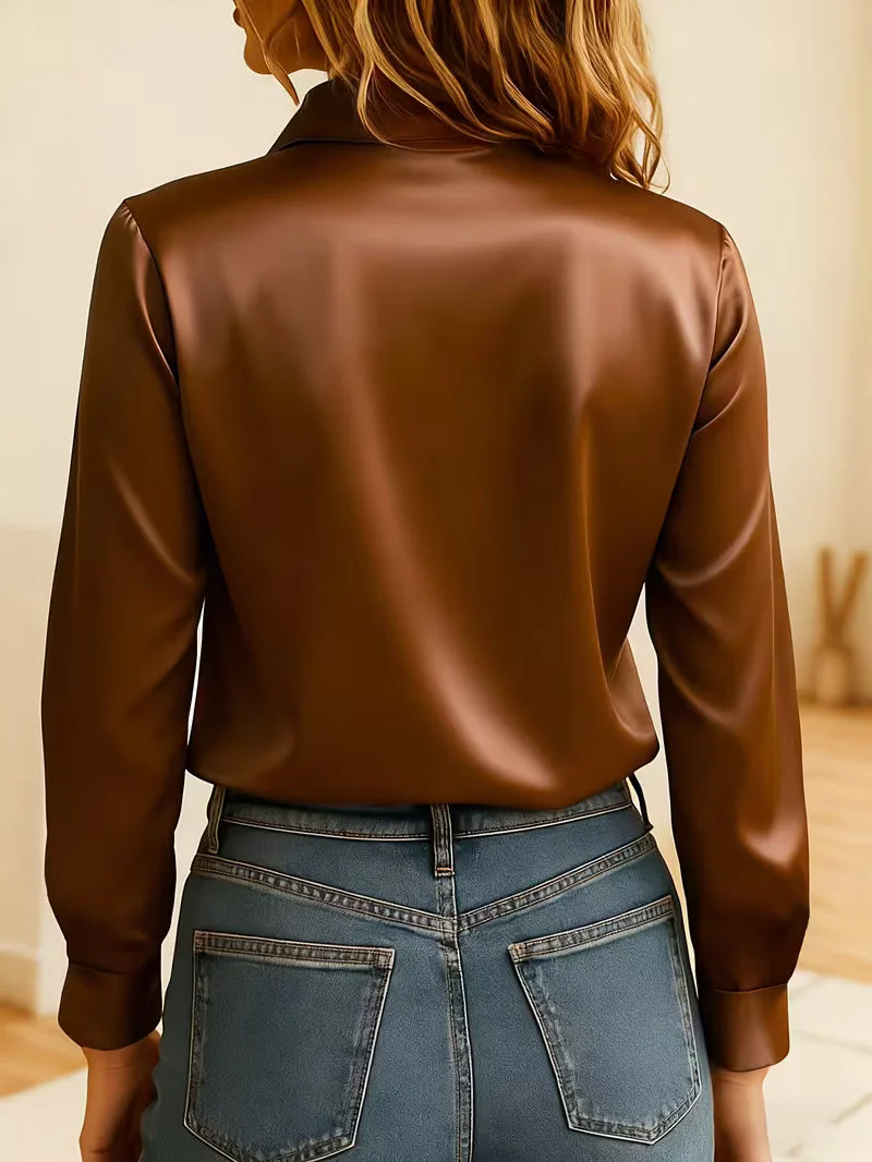 Kelina - Camicia Con Bottoni e Maniche Lunghe - Image 12