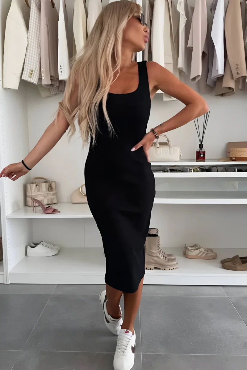 Kerensa - Abito Midi Casual Con Cardigan - Image 7