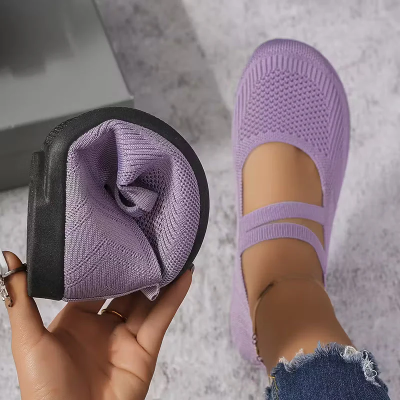 Kethryn - Scarpe Slip on in Maglia Mary Jane - Image 10