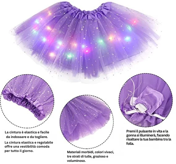 Keturah - Gonna Tutù LED Magica e Luminosa - Image 23
