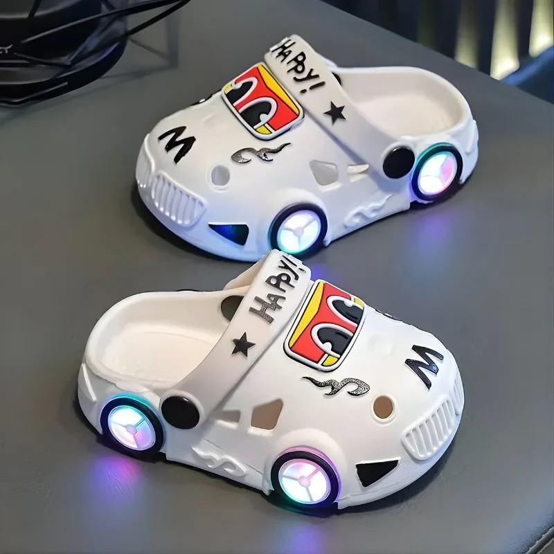 KidVroom - Pantofole LED Per Bambini Con Ruote Luminose e Cinturino - Image 2