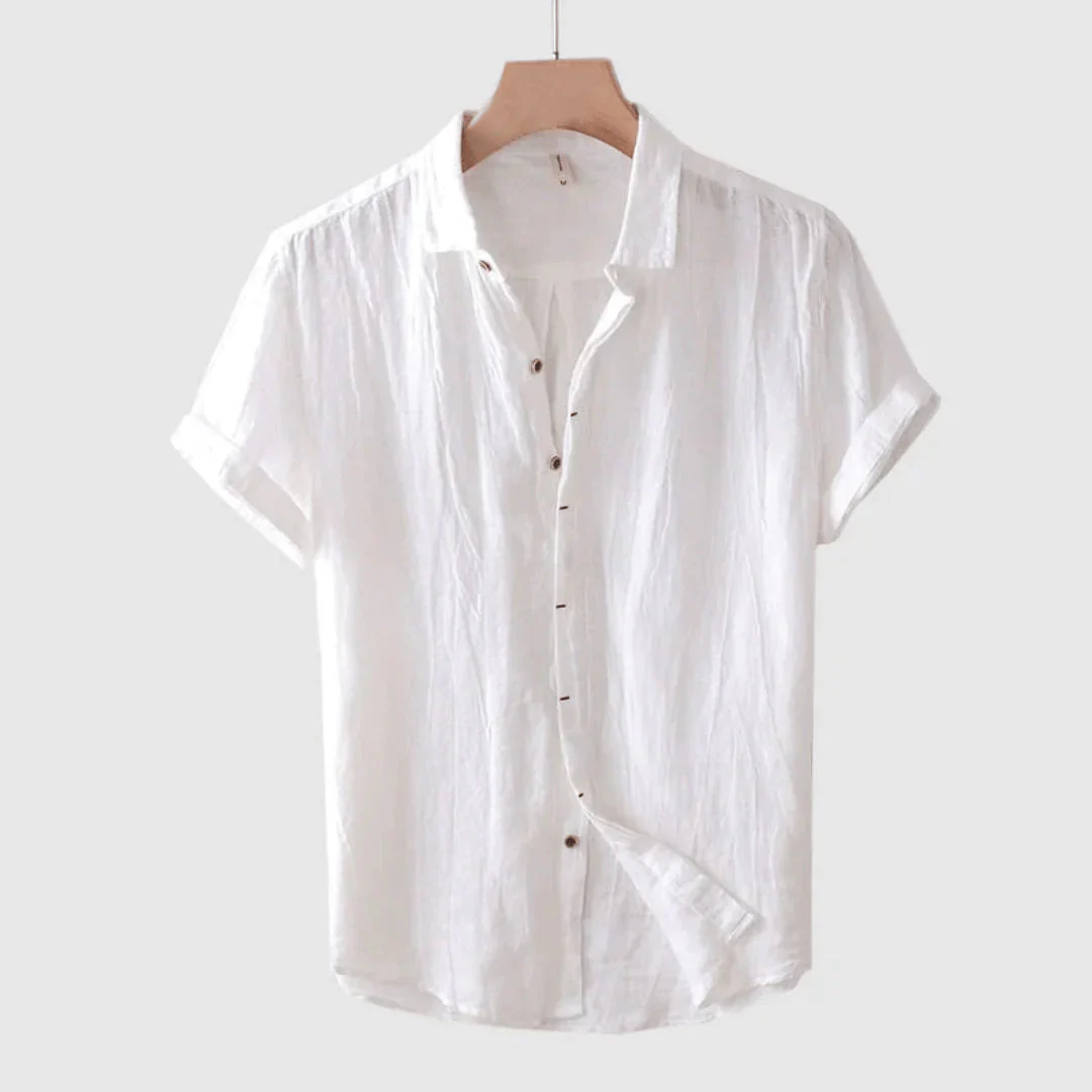 Kieron - Camicia Elegante A Maniche Corte Con Bottoni - Image 2