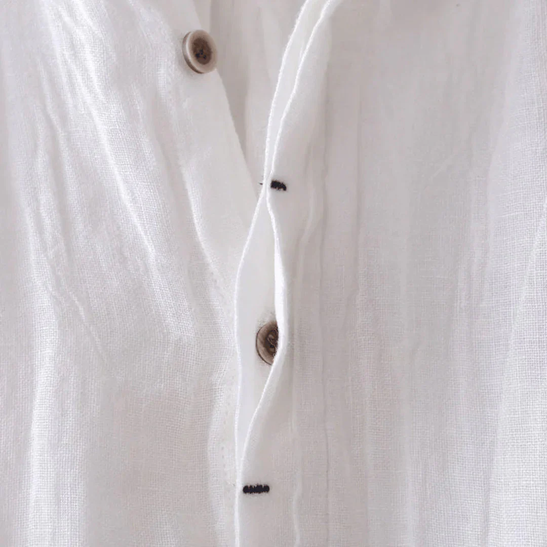Kieron - Camicia Elegante A Maniche Corte Con Bottoni - Image 6