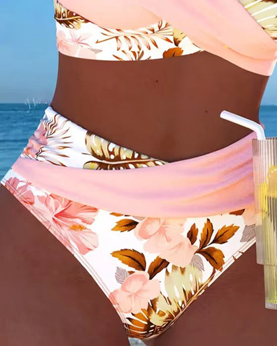 Killiane - Bikini Con Scollo a V e Stampa Floreale - Image 10