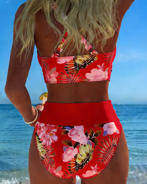 Killiane - Bikini Con Scollo a V e Stampa Floreale - Image 13