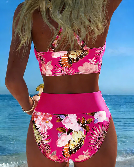 Killiane - Bikini Con Scollo a V e Stampa Floreale - Image 14
