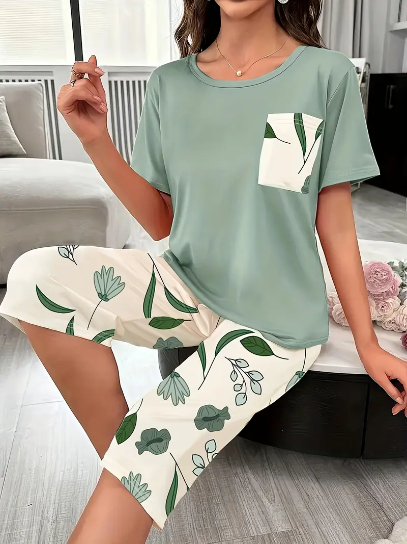 Kinsley - Confortevole Set Abbigliamento Da salotto Con Stampa Floreale - Image 11