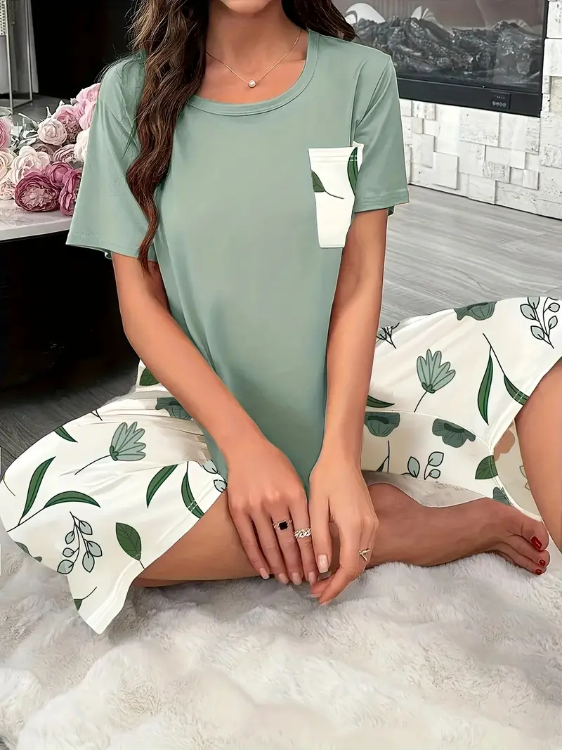 Kinsley - Confortevole Set Abbigliamento Da salotto Con Stampa Floreale - Image 13