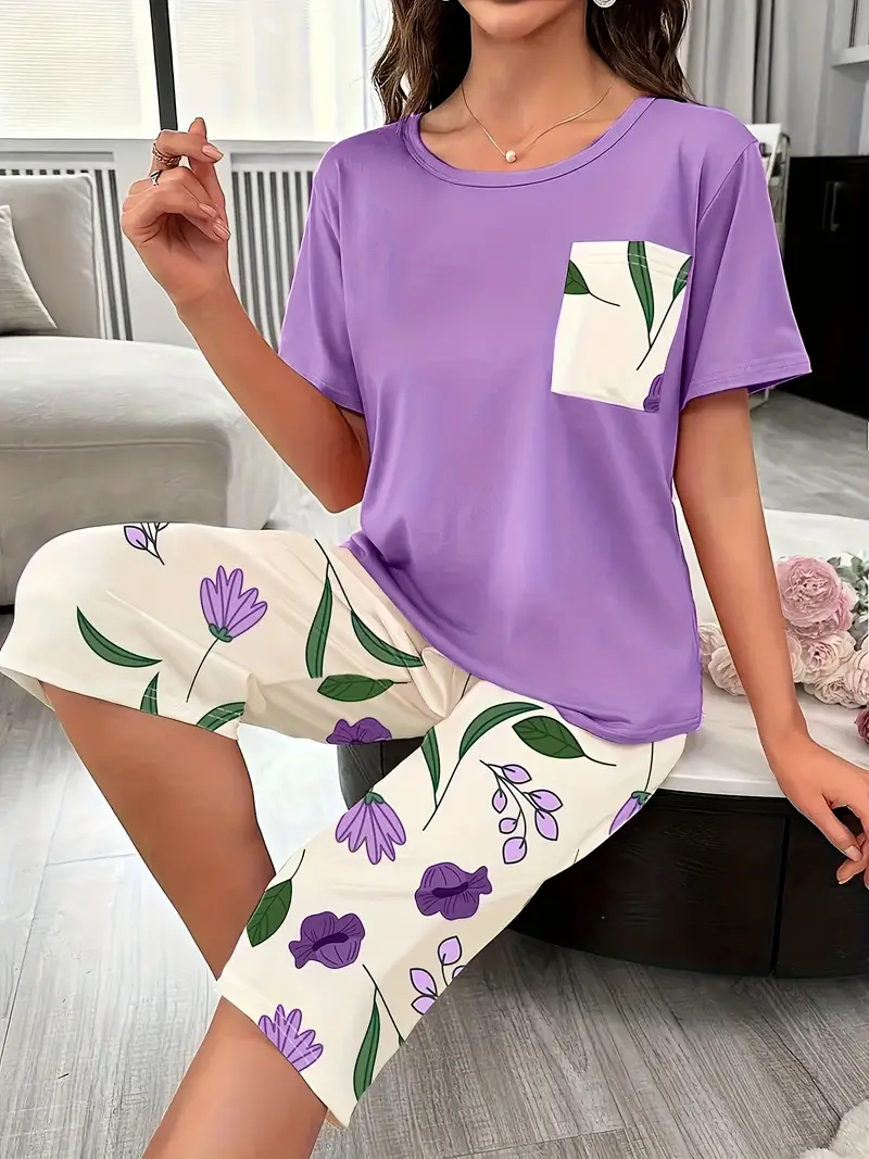 Kinsley - Confortevole Set Abbigliamento Da salotto Con Stampa Floreale - Image 15