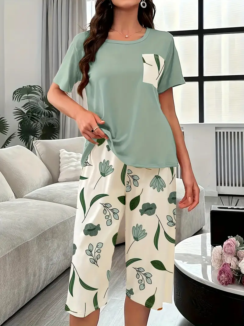 Kinsley - Confortevole Set Abbigliamento Da salotto Con Stampa Floreale - Image 3