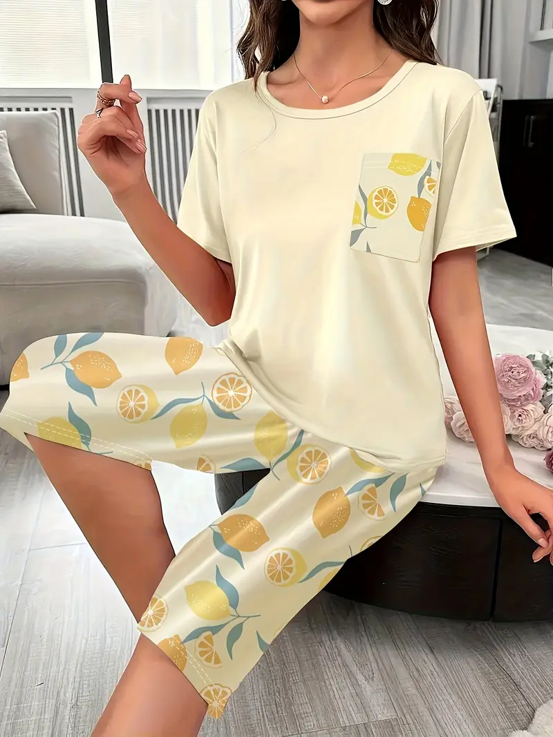 Kinsley - Confortevole Set Abbigliamento Da salotto Con Stampa Floreale - Image 5