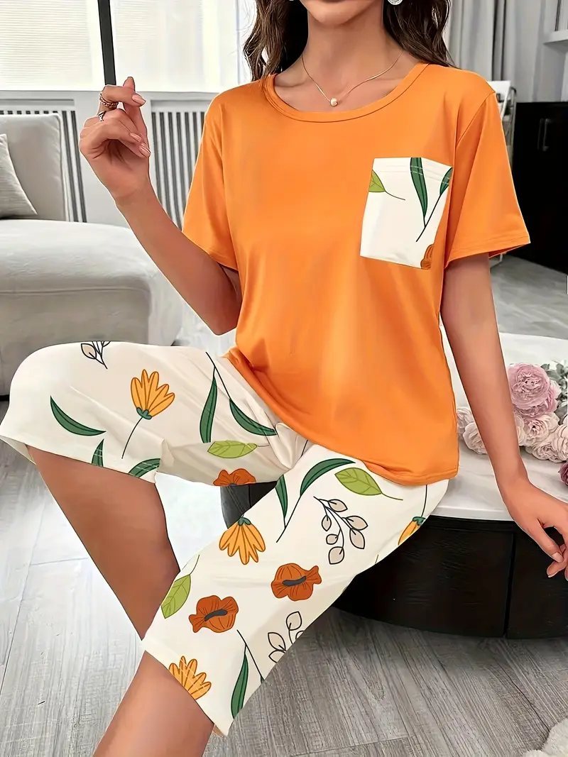 Kinsley - Confortevole Set Abbigliamento Da salotto Con Stampa Floreale - Image 7