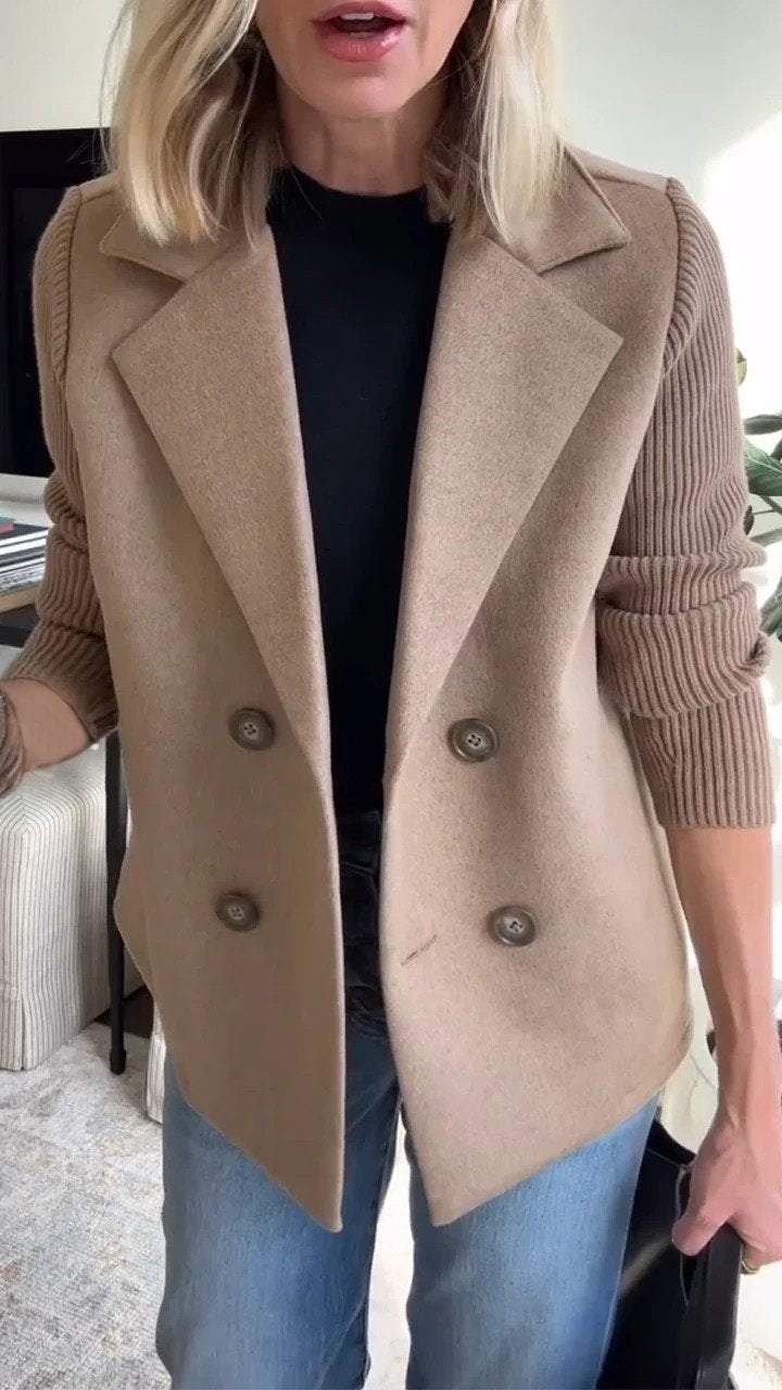 Kittiya - Elegante Blazer Lavorato A Maglia Con Maniche Lunghe - Image 10