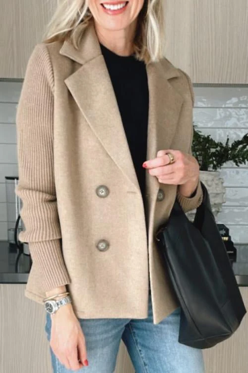 Kittiya - Elegante Blazer Lavorato A Maglia Con Maniche Lunghe - Image 2