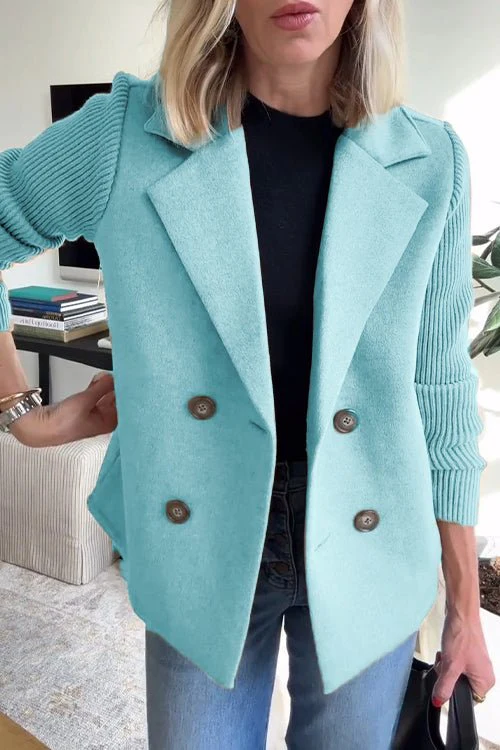 Kittiya - Elegante Blazer Lavorato A Maglia Con Maniche Lunghe - Image 4