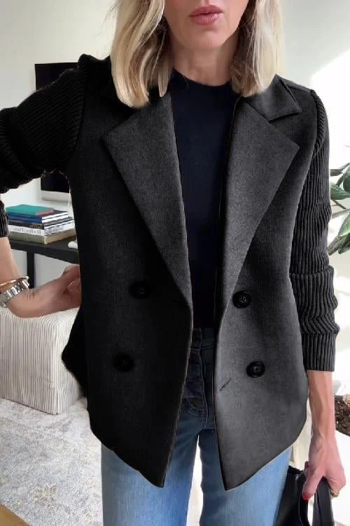 Kittiya - Elegante Blazer Lavorato A Maglia Con Maniche Lunghe - Image 7
