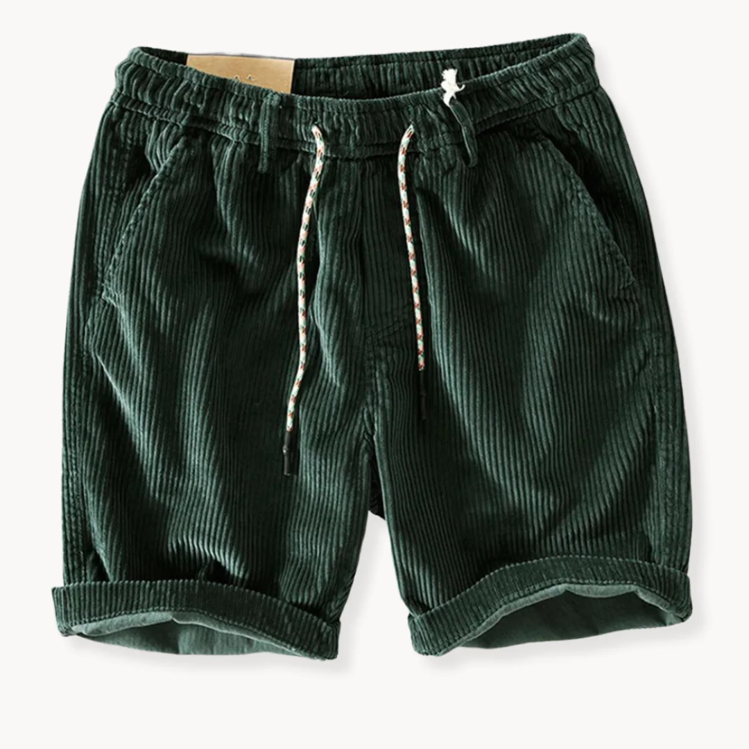 Klaas - Pantaloncini Di Velluto a Coste Regolabili - Image 2