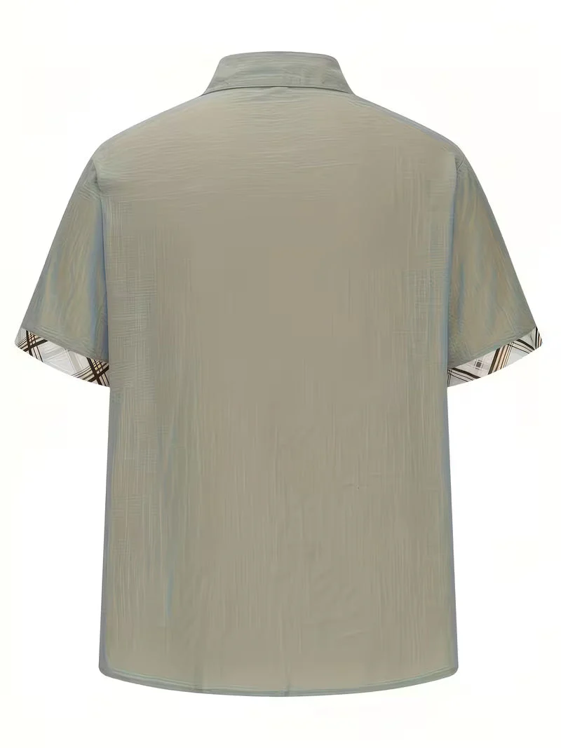 Kolby - Camicia a Quadri Patchwork Con Tasca - Image 12