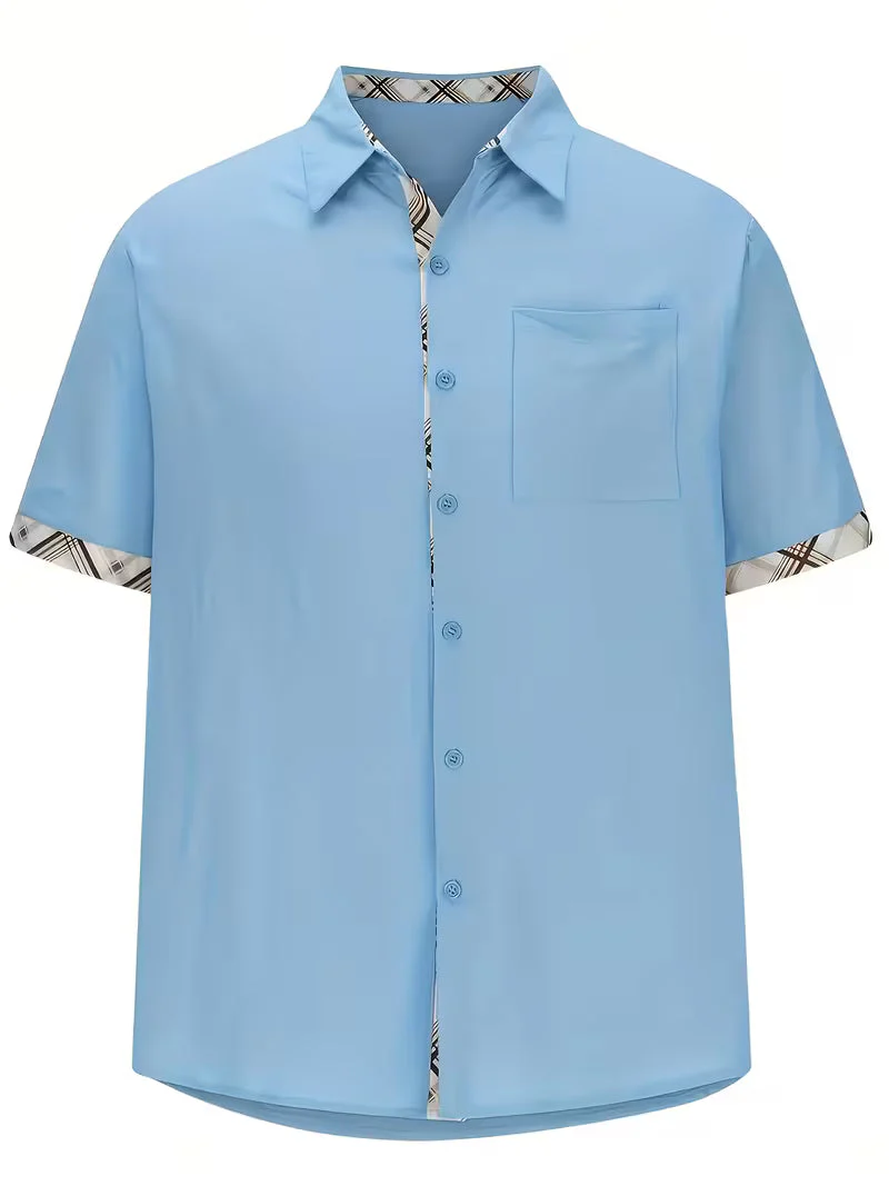 Kolby - Camicia a Quadri Patchwork Con Tasca - Image 9