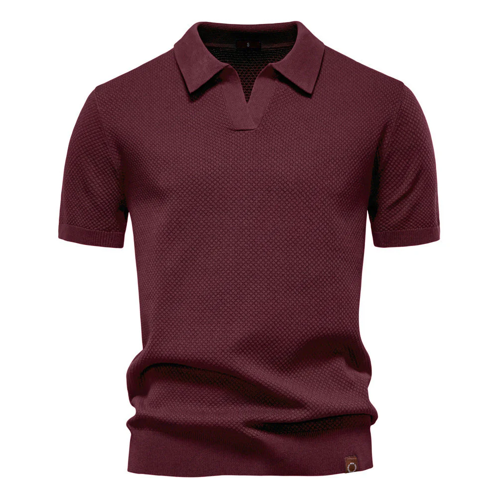 Kostas - Elegante Polo a Maniche Corte Camicia - Image 9