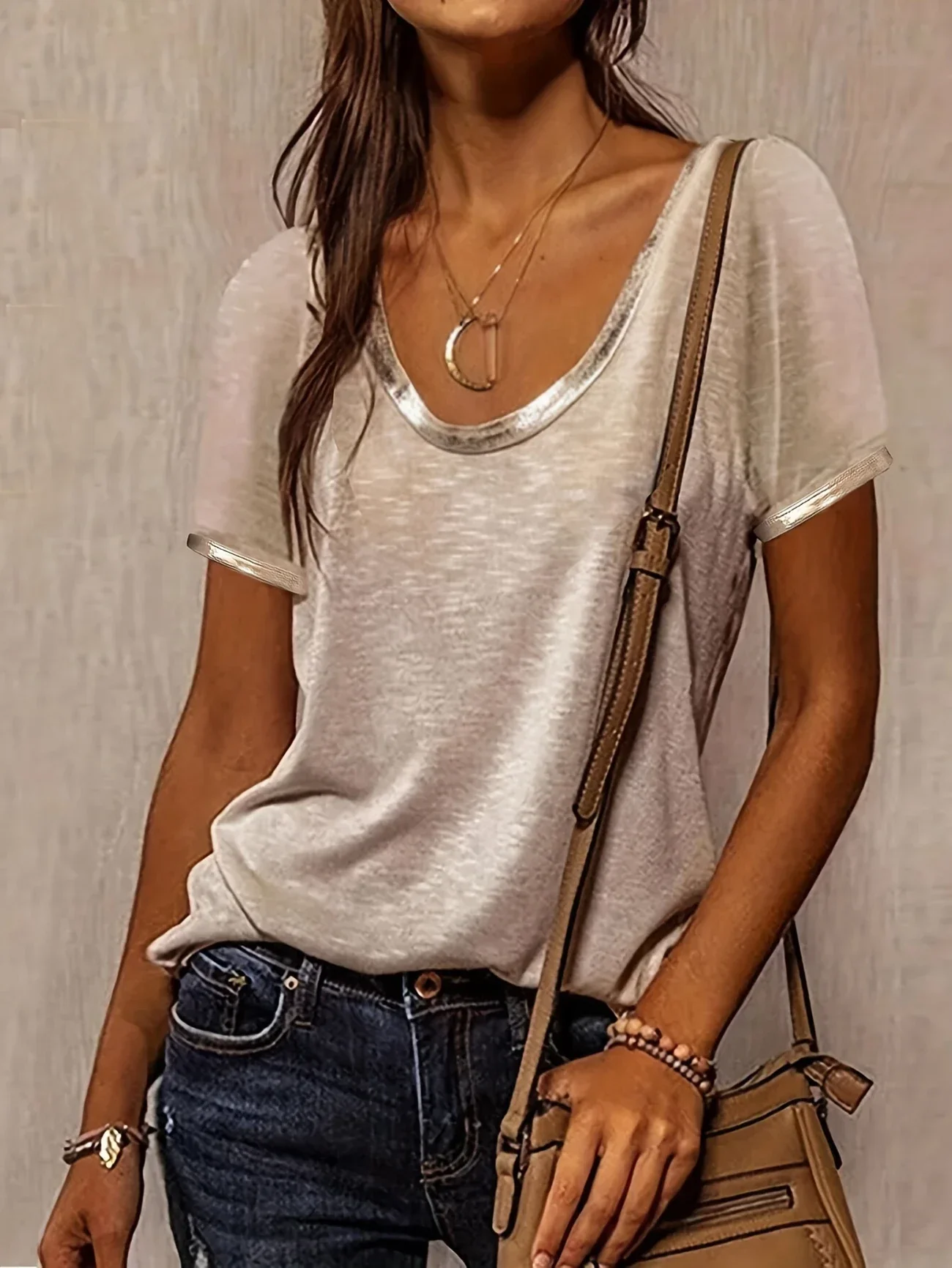 Krissy - T-Camicia Casuale Girocollo - Image 9