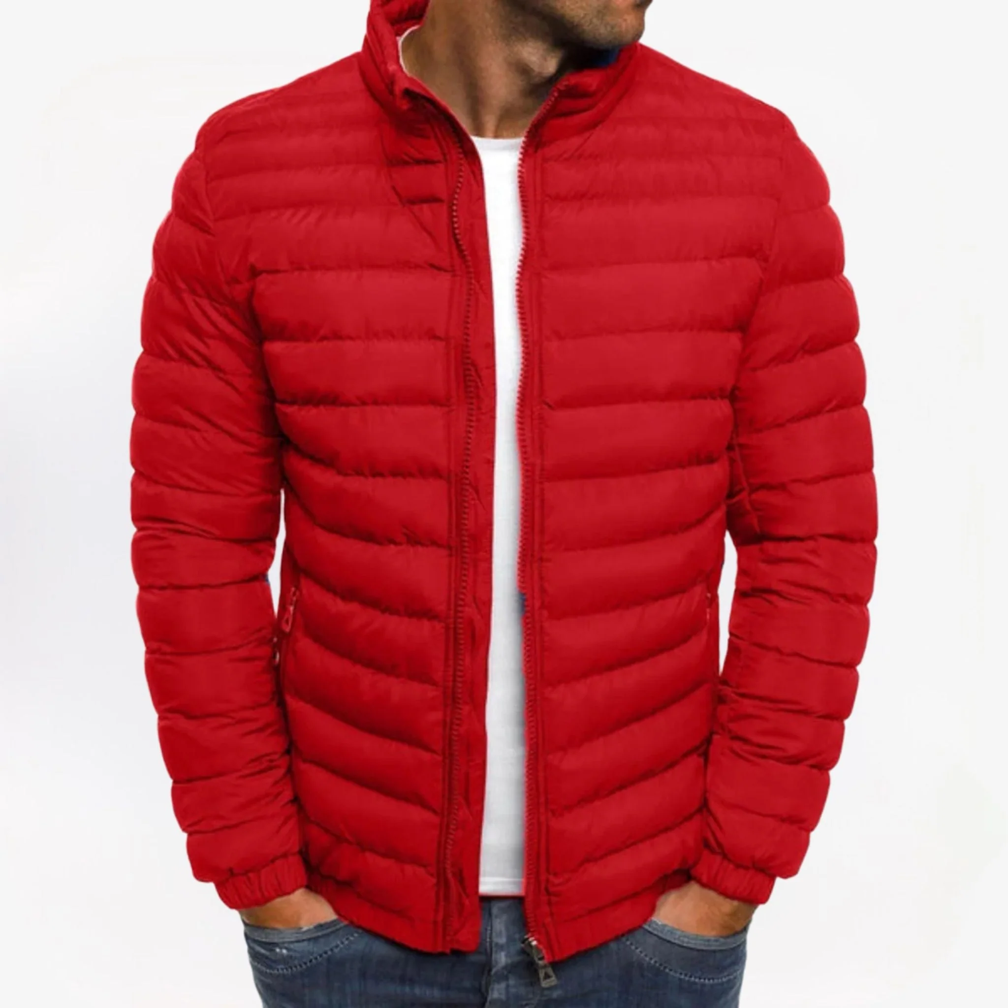 Kuldam - Elegante Giacca Imbottita Con Zip