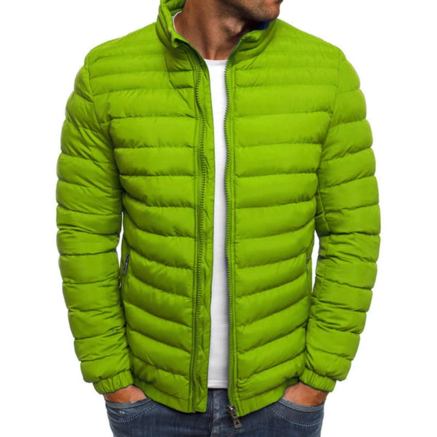 Kuldam - Elegante Giacca Imbottita Con Zip - Image 3