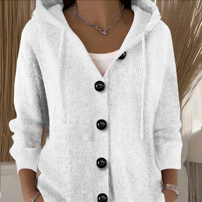 Kumari - Giacca Cardigan a Maniche lunghe Con Bottoni