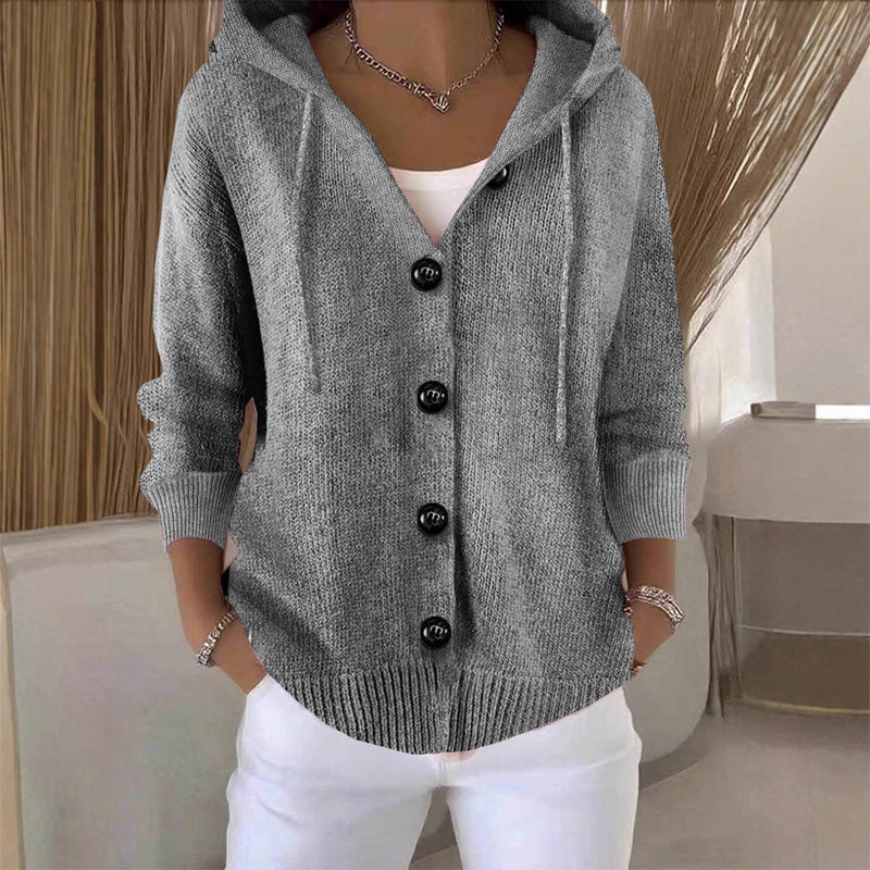 Kumari - Giacca Cardigan a Maniche lunghe Con Bottoni - Image 4