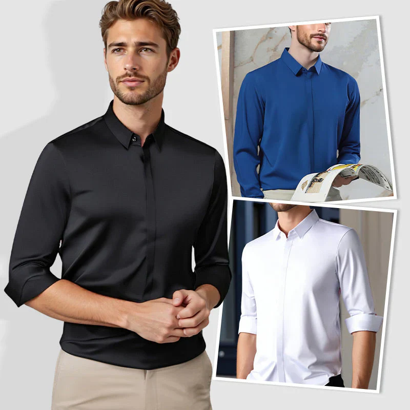 Kusek - Elegante Rughe Gratis Maglietta Elasticizzata - Image 9