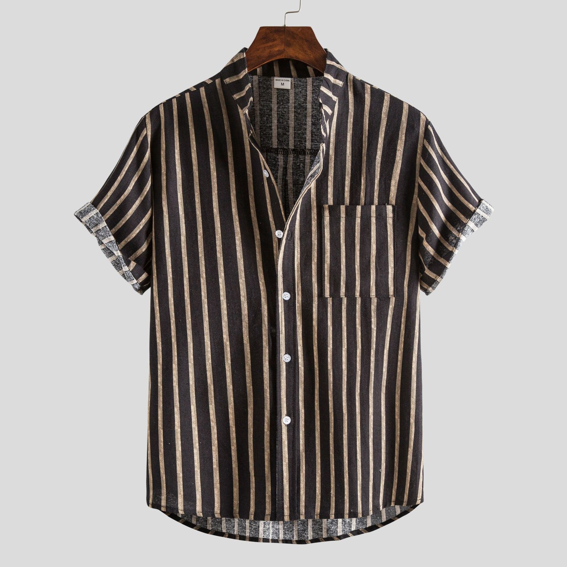 Lachlan - T-Camicia Elegante Con Bottoni - Image 3