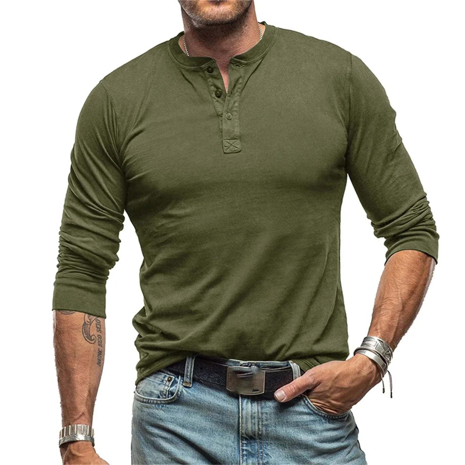 Lambert - Camicia Vintage a Maniche Lunghe - Image 3