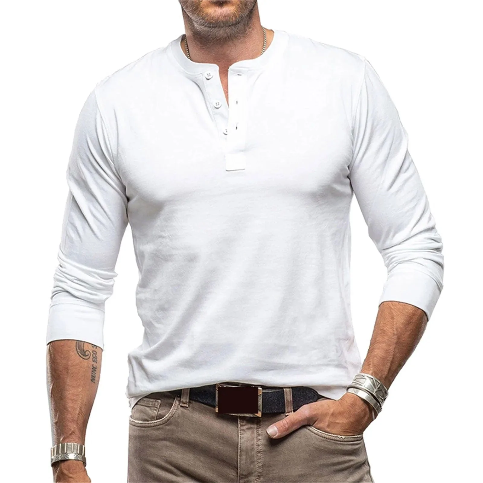 Lambert - Camicia Vintage a Maniche Lunghe - Image 5