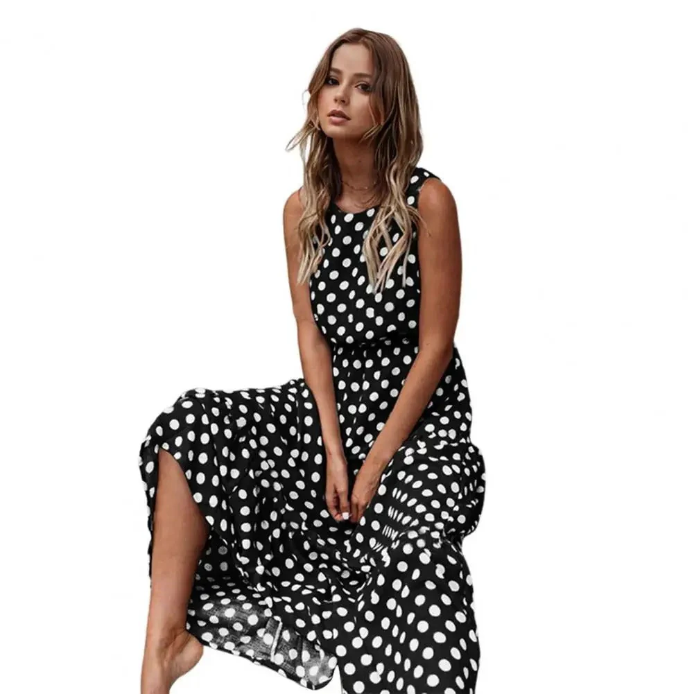 Laressa - Vestito Midi Boho a Pois - Image 3