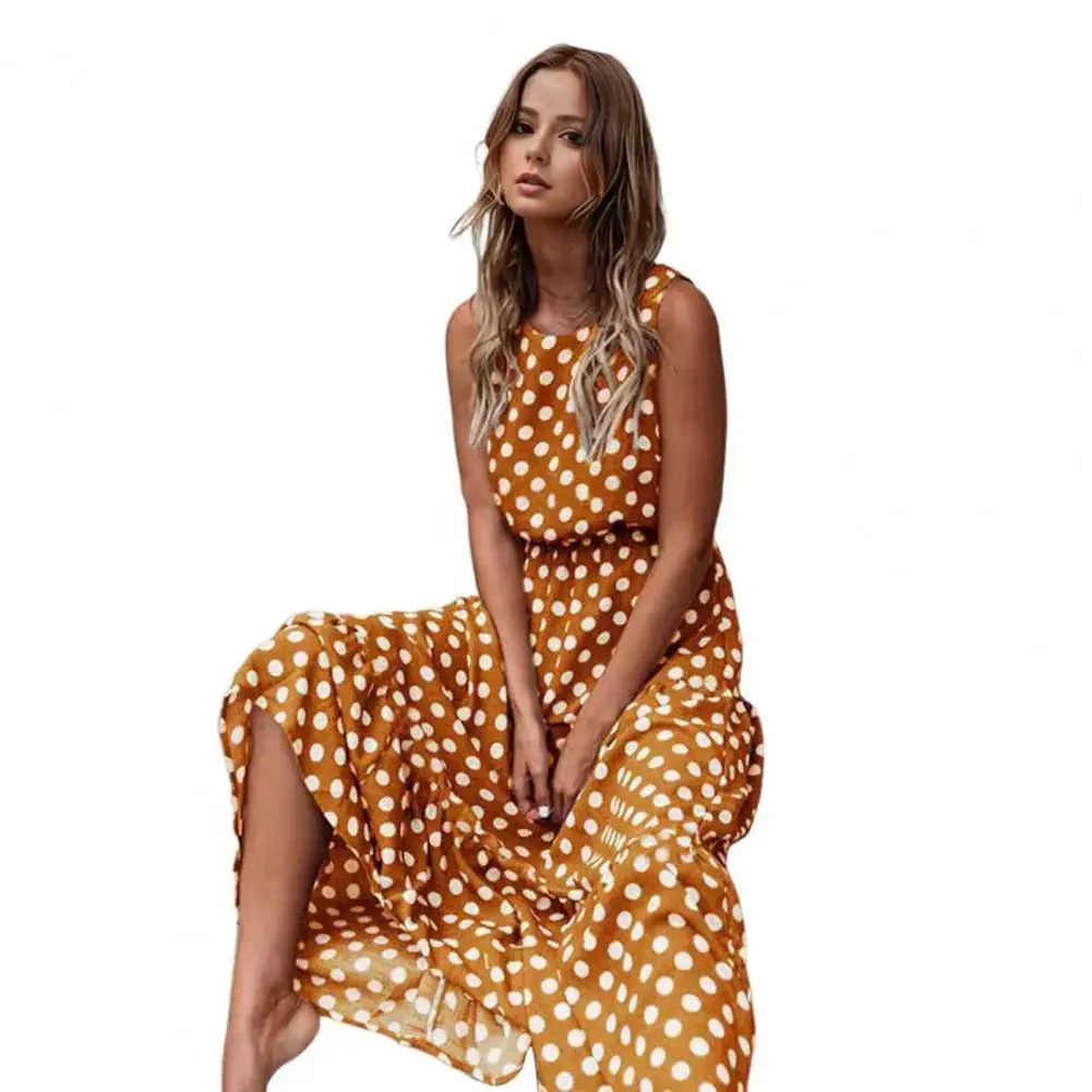 Laressa - Vestito Midi Boho a Pois - Image 4