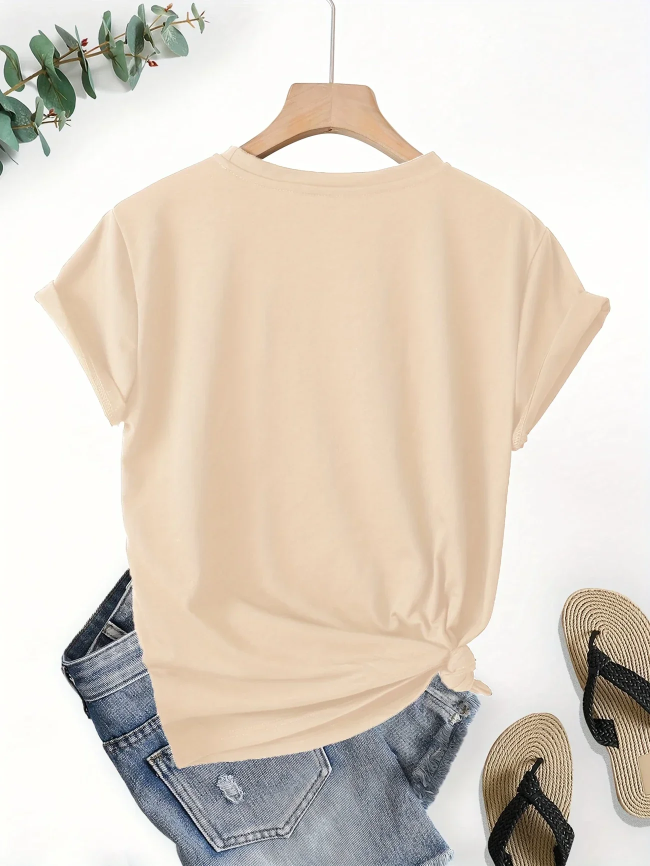 Larson - Casual Manica Corta Maglietta Con Stampa Cuore - Image 18