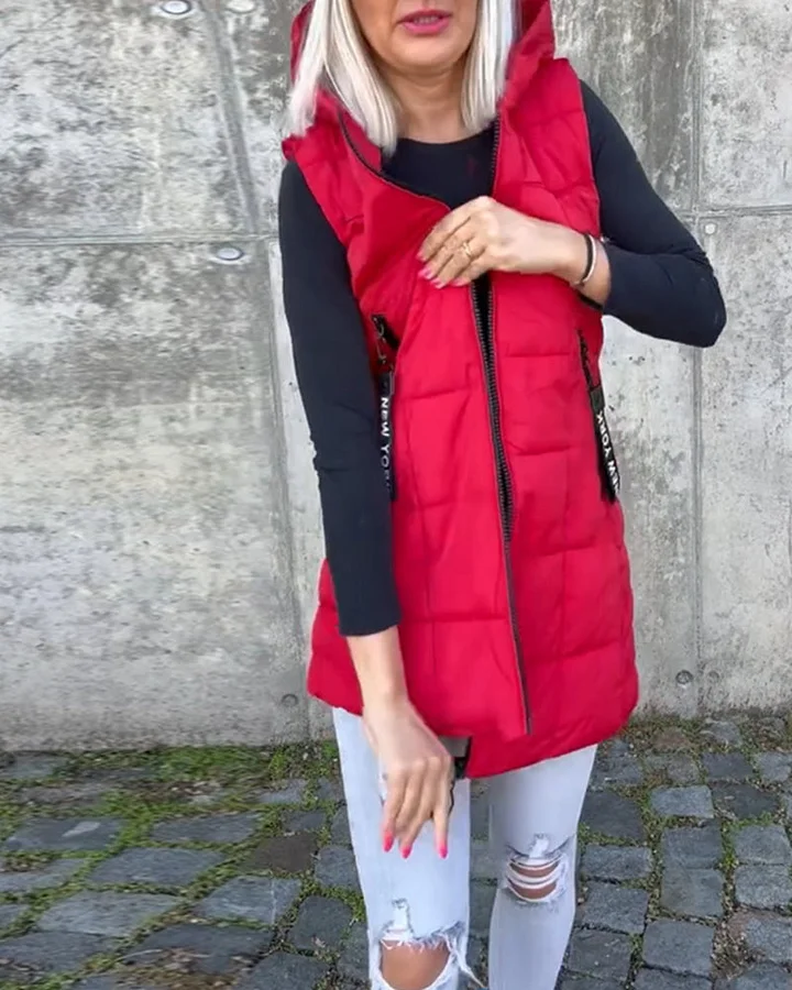 Laruna - Cappotto Imbottito Senza Maniche Con Cerniera - Image 15