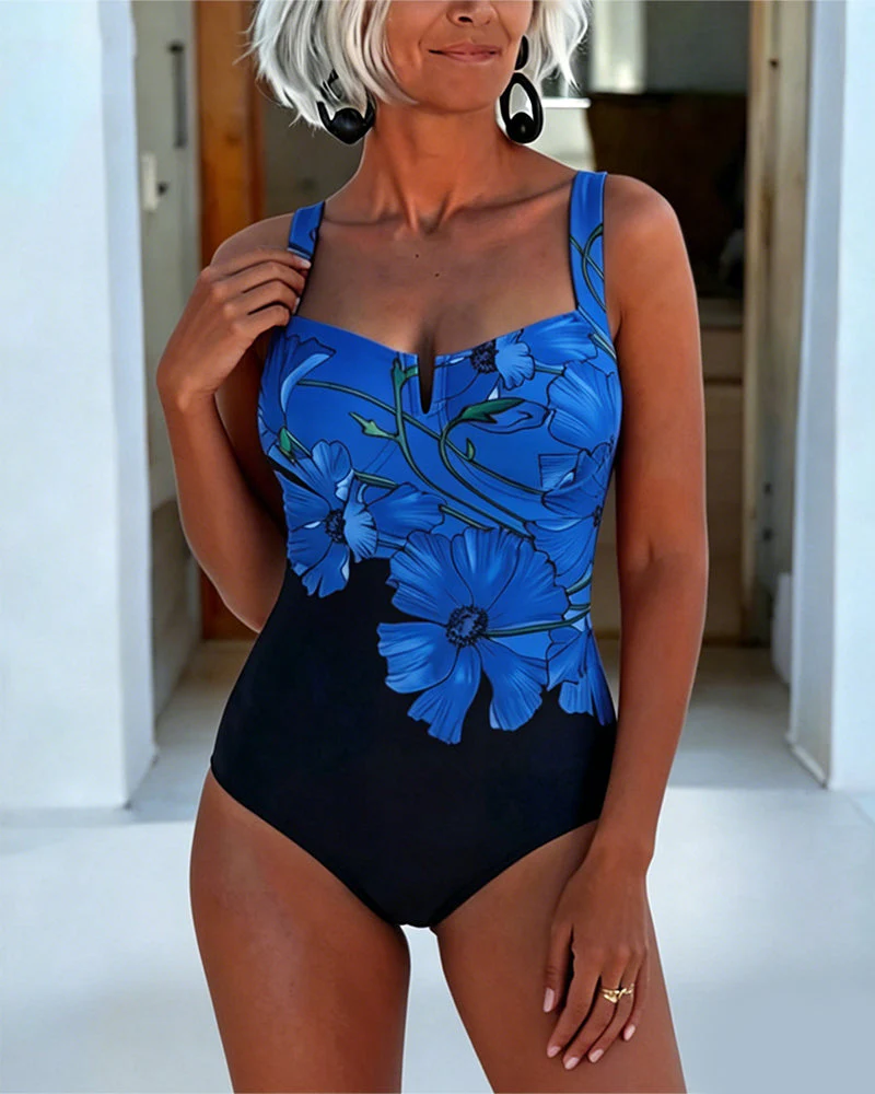 Laury - Costume Da Bagno Intero Con Scollo Quadrato - Image 2