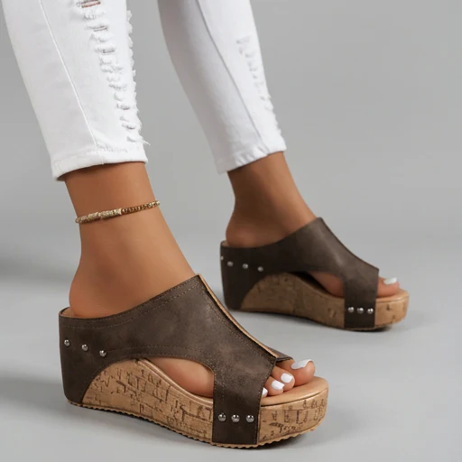 Layen - Sandali Con Zeppa - Image 2