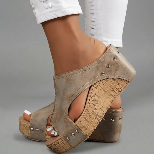Layen - Sandali Con Zeppa - Image 6