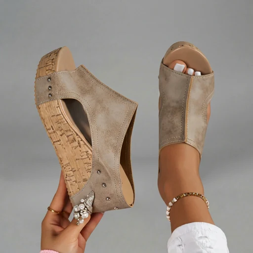Layen - Sandali Con Zeppa - Image 7