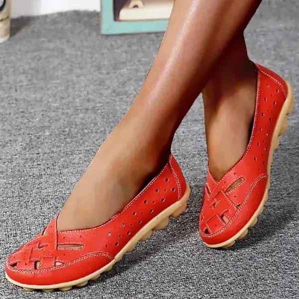 Lenie - Scarpe in Pelle Traspiranti - Image 3
